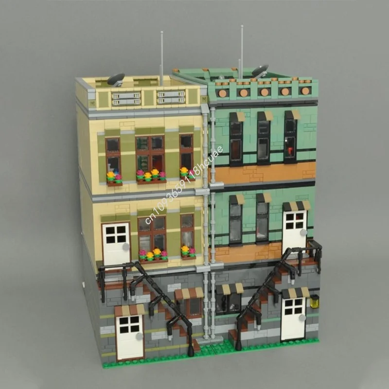 

5764 шт. MOC модульная фурнитура магазин Pawn Shop модульная модель здания рождественские подарки блоки игрушки DIY творческая идея кирпич дети