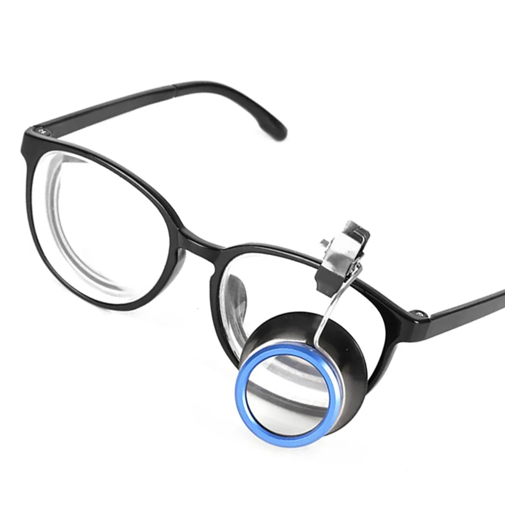 إصلاح صانعي الساعات KATWAY، أداة تشغيل المعالجة، عدسة مكبرة محمولة بمشبك 5X 10X 20X HH-AA68