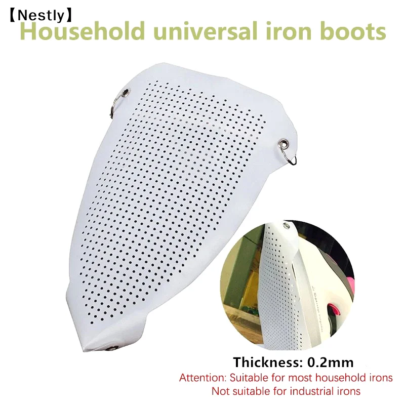 Ironing Boards Iron Shoe Cover PTFE Heat Resistance Cloth Protector Iron Soleplate Garment Iron Cover Accessories〔Nest〕