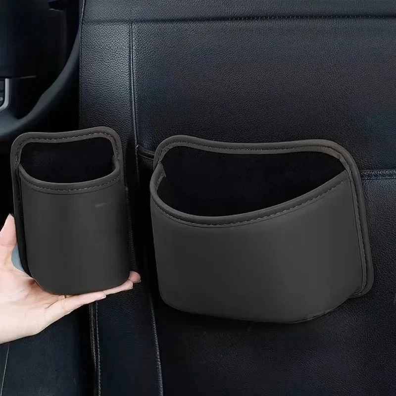 Hualaida - Bolsa de Almacenamiento para Portavasos de Puerta de Coche, Diseño Universal con Clip Trasero, Organizador de Bebidas, Caja Impermeable para el Respaldo del Asiento