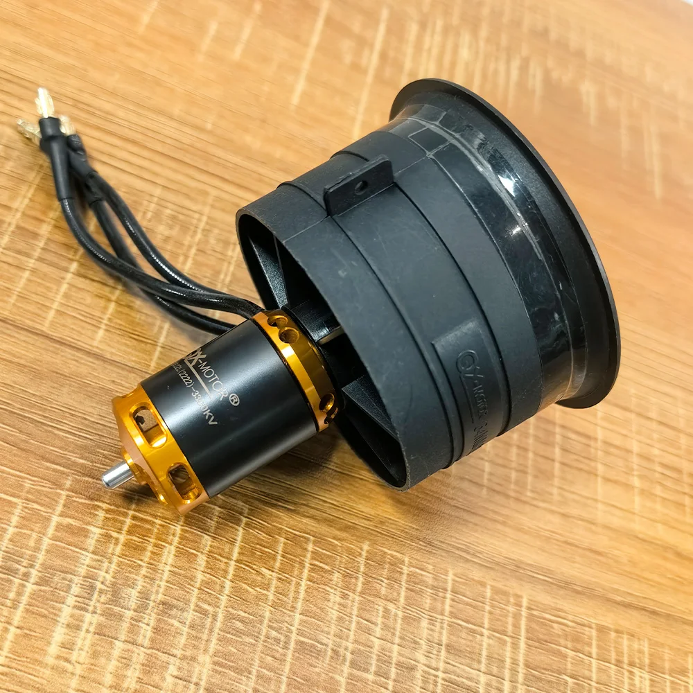 

QX-Motor 64MM EDF QF2822 Brushless Motor with 60A/80A ESC 2100KV 2300KV 3300KV 4300KV for RC Drone Airplane Parts