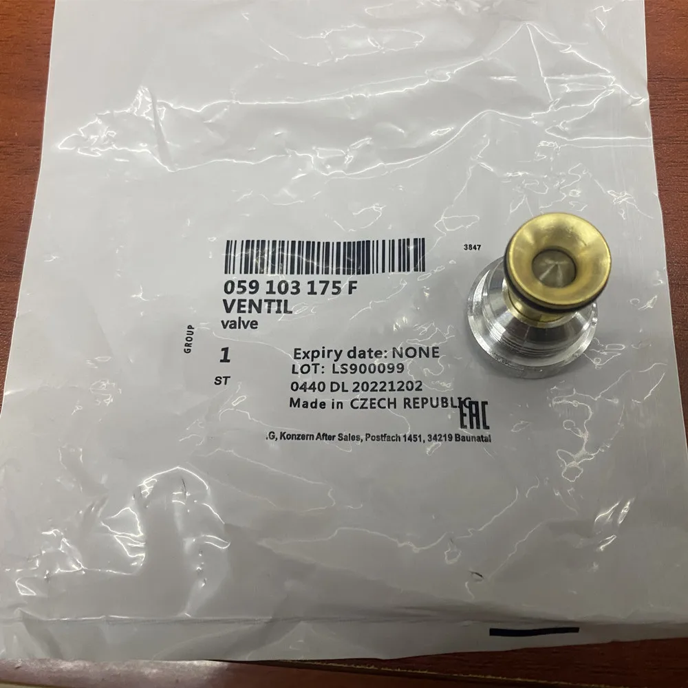 2Pcs/Set Genuine NEW OEM Oil Pressure Check Valve 4G0698151AB,059103175A For VW Passat 2.8L V6 Phaeton Touareg 4.2L V8