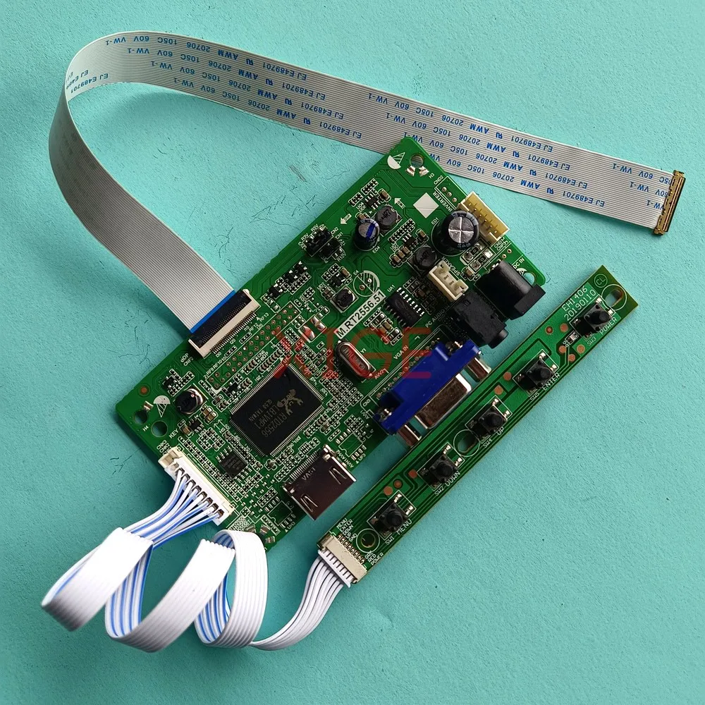 

DIY комплект для B140HTN01.2/1.E B140HTN02.0 1920x1080 экран ноутбука VGA 30-контактный EDP HDMI-совместимый 14 "ЖК-контроллер плата драйвера