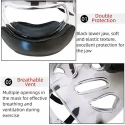 Protector Facial Ajustable EVA desmontable para taekwondo y boxeo