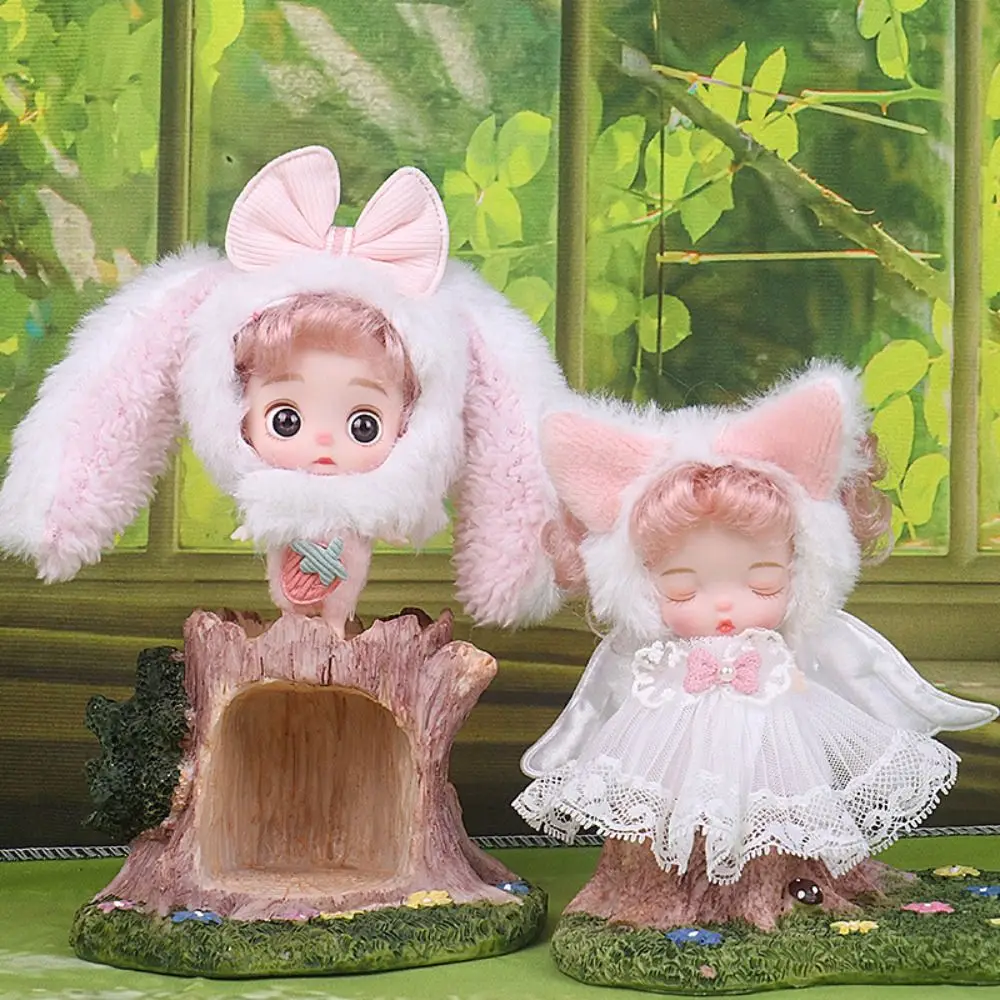 Mignon 10 cm filles poupée Figurine mobile articulé 3D mobile articulé poupées avec vêtements bricolage habiller jouet poupées