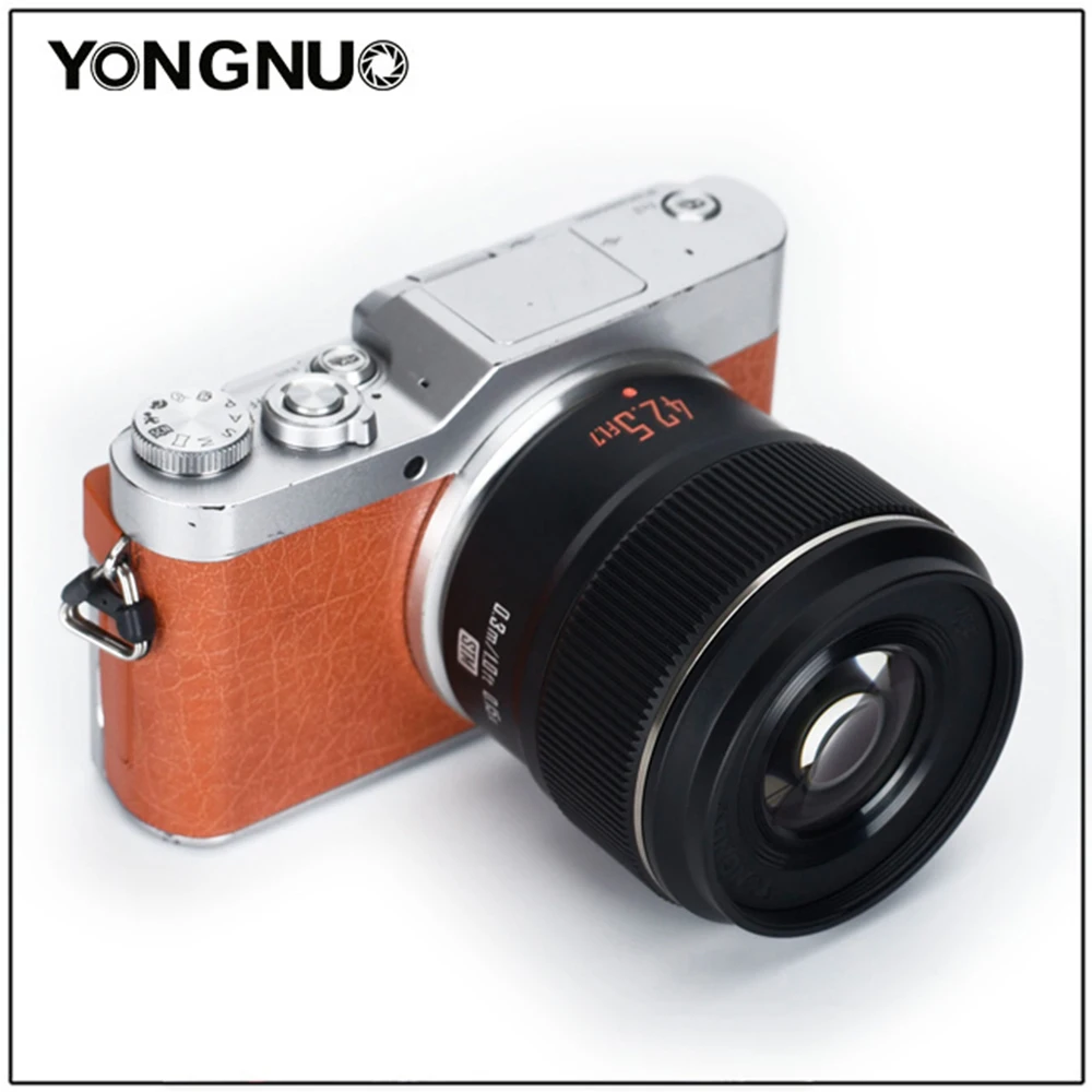 YONGNUO YN42.5mm F1.7M II Camera Prime Lens for M4/3 Panasonic G100 GH5 G9 G95 G85 GX9 GF-10 Olympus E-M5II E-M10 III IV E-PL10