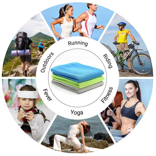 스포츠 타월 1개, 냉타월, 아이스 타월, 수영용품, 스포츠 타월/타월