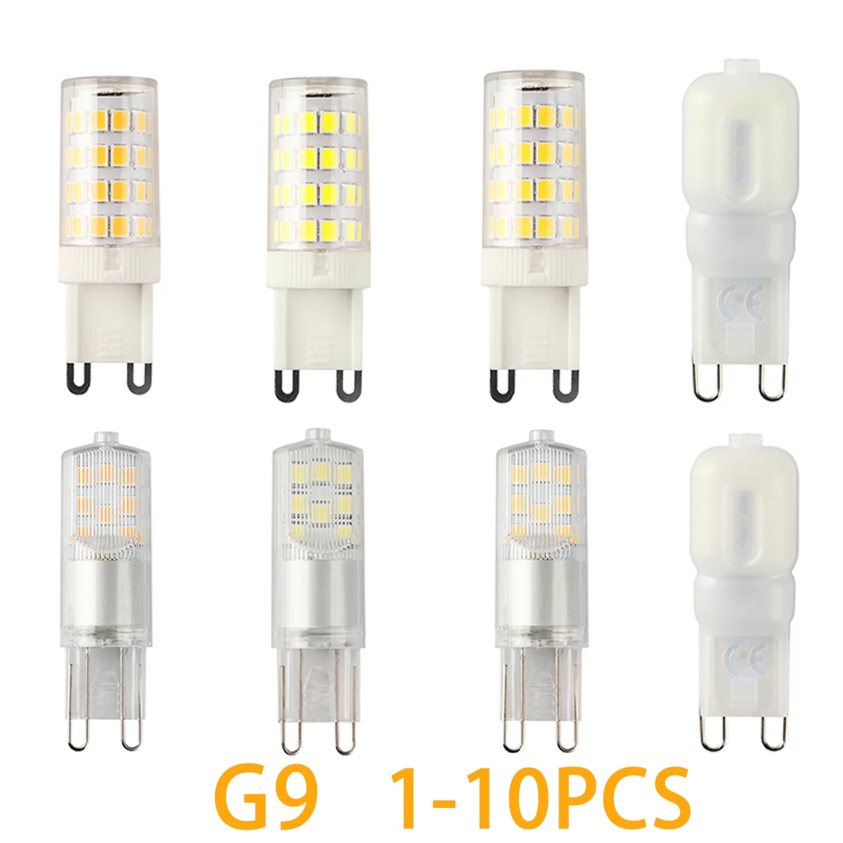 Lampada a LED G9 più luminosa AC220V 2.5W 3W ceramica SMD2835 lamparas 3000 4000 6000K lampadario per la decorazione dell\'elettrodomestico