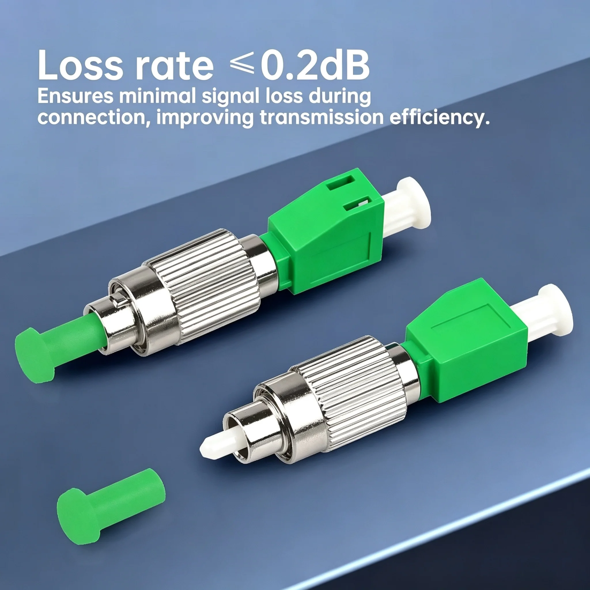 SUMMITEK FC Male To LC Female APC Adapter Simplex Hybrid Optical Fiber Connector for Visual Fault Optical Locator Jumpers