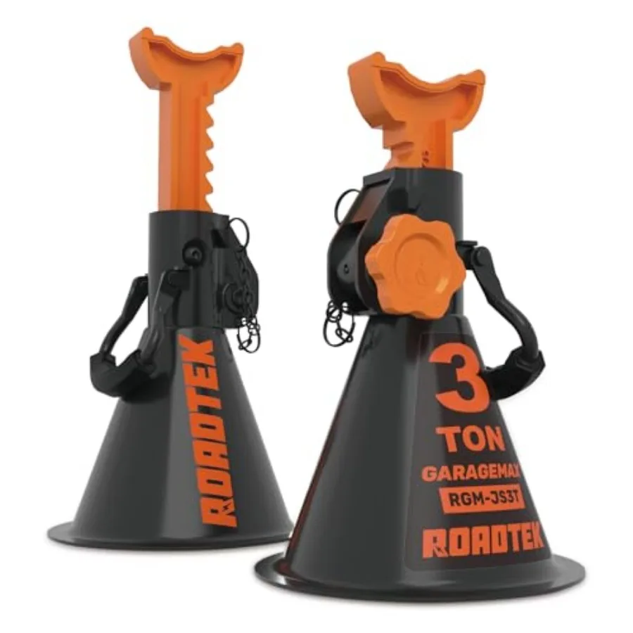 

Jack Stands 000 lbs Heavy Duty Car Jack Stands with Integrated Steel Base and Double Locking 11-1/4 to 16-9/16 inch Adjustable