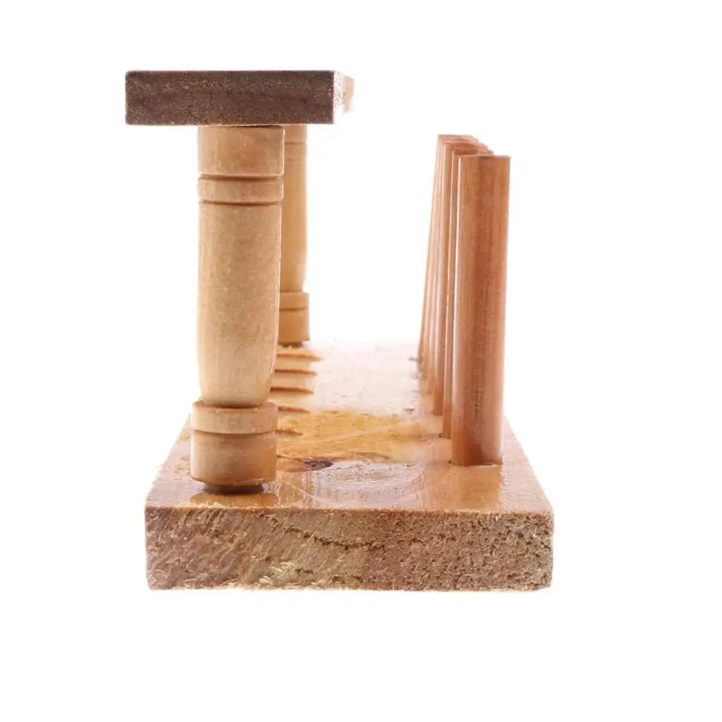 Wooden Test Tubes Storage Holder Detachable Rack Laboratory Accessory for School Teaching and Science Class
