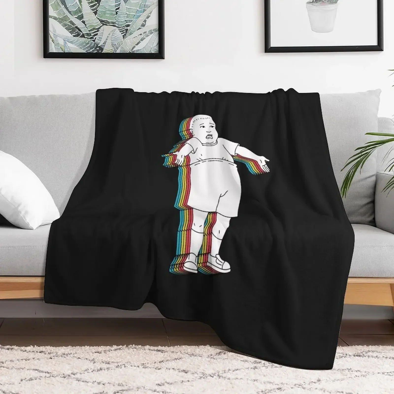 Bobby Hill - What are you talking about? Throw Blanket Personalized Gift Plush Blankets