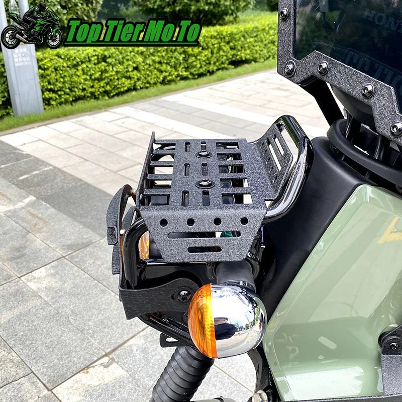 Motorcycle Multifunctional Front-Mounted Tactical Expansion Rack / Cargo Shelf Accessory Fit For Honda  Cross Cub 110 CC110