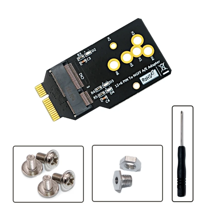 WIFI6 Module to 12+6 Pin Adapter for AX200/201/210 WIFI6 Modules