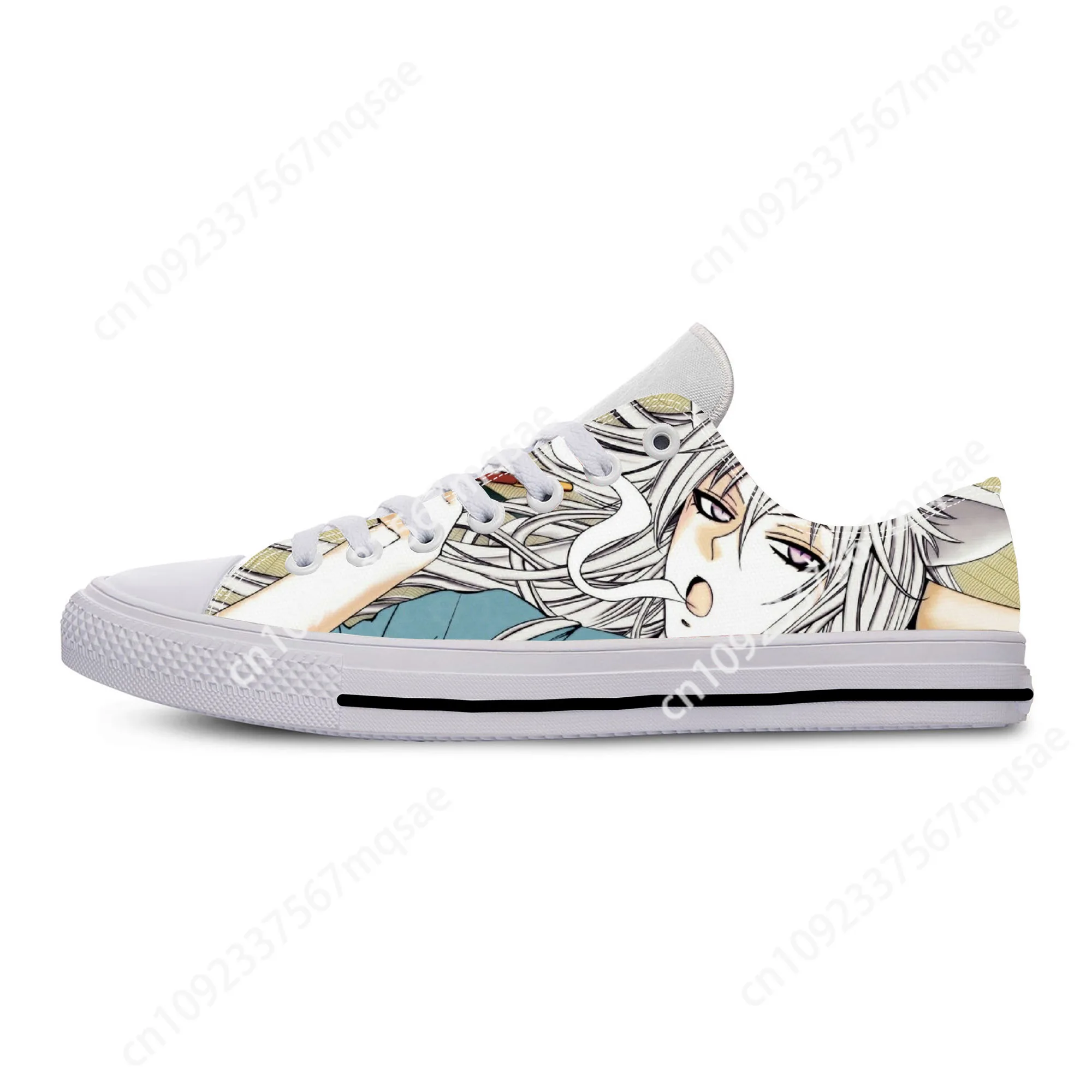 Japanese Anime Manga Kamisama Kiss Love Tomoe Cool Casual Shoes Low Top Breathable Board Shoes Lightweight Men Women Sneakers