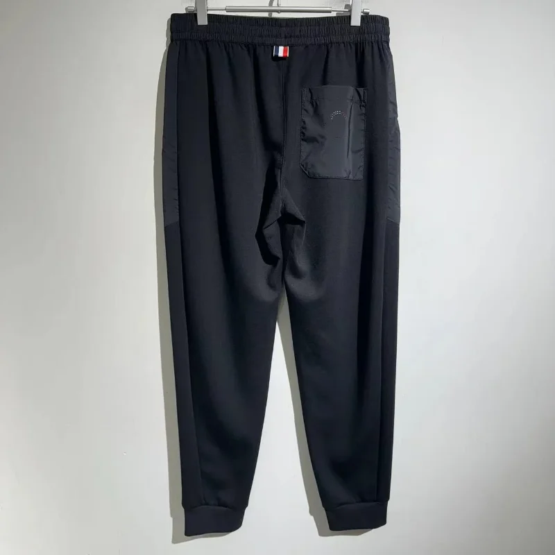 

Top Quality High Street MON Casual Versatile Trousers Breathable Cropped Pants Y2k Sweatpants Streetwear Traf Men's Clothing