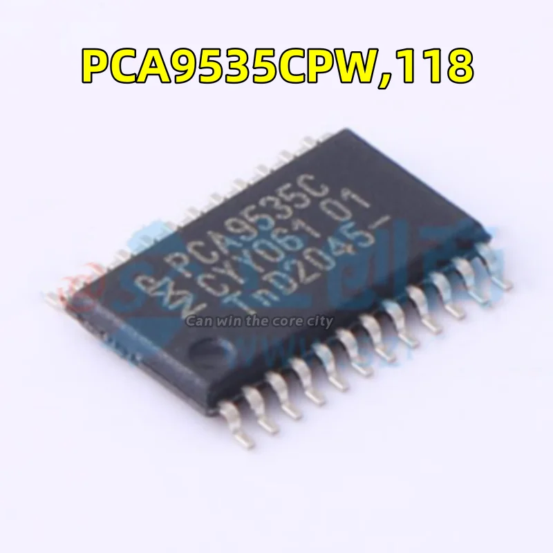 5-100 PCS/LOT New PCA9535CPW,118 screen printed PCA9535C TSSOP-24 I/O extender chip in stock