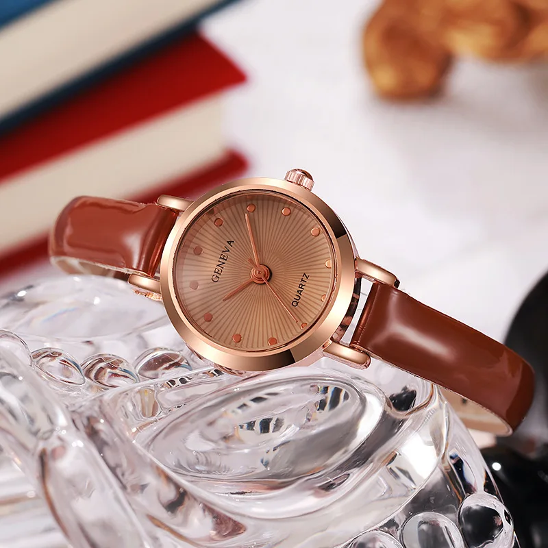 New Fashion Woman Luxury Small Leather Watch Women Elegant Wrist Watches Students Casual Quartz Watches For Gifts Reloj Mujer
