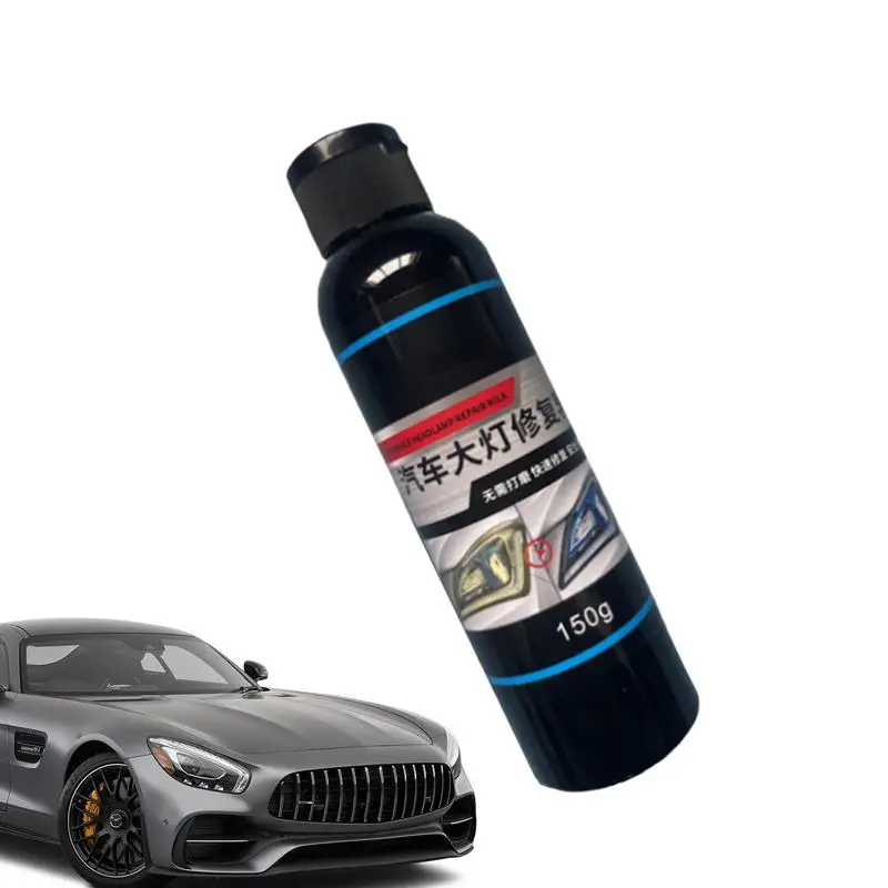 

Car Headlights Cleaner Spray Repair Liquid Lens Cleaner And Headlamp Restorer High-Temperature Resistant UV Protection 150g