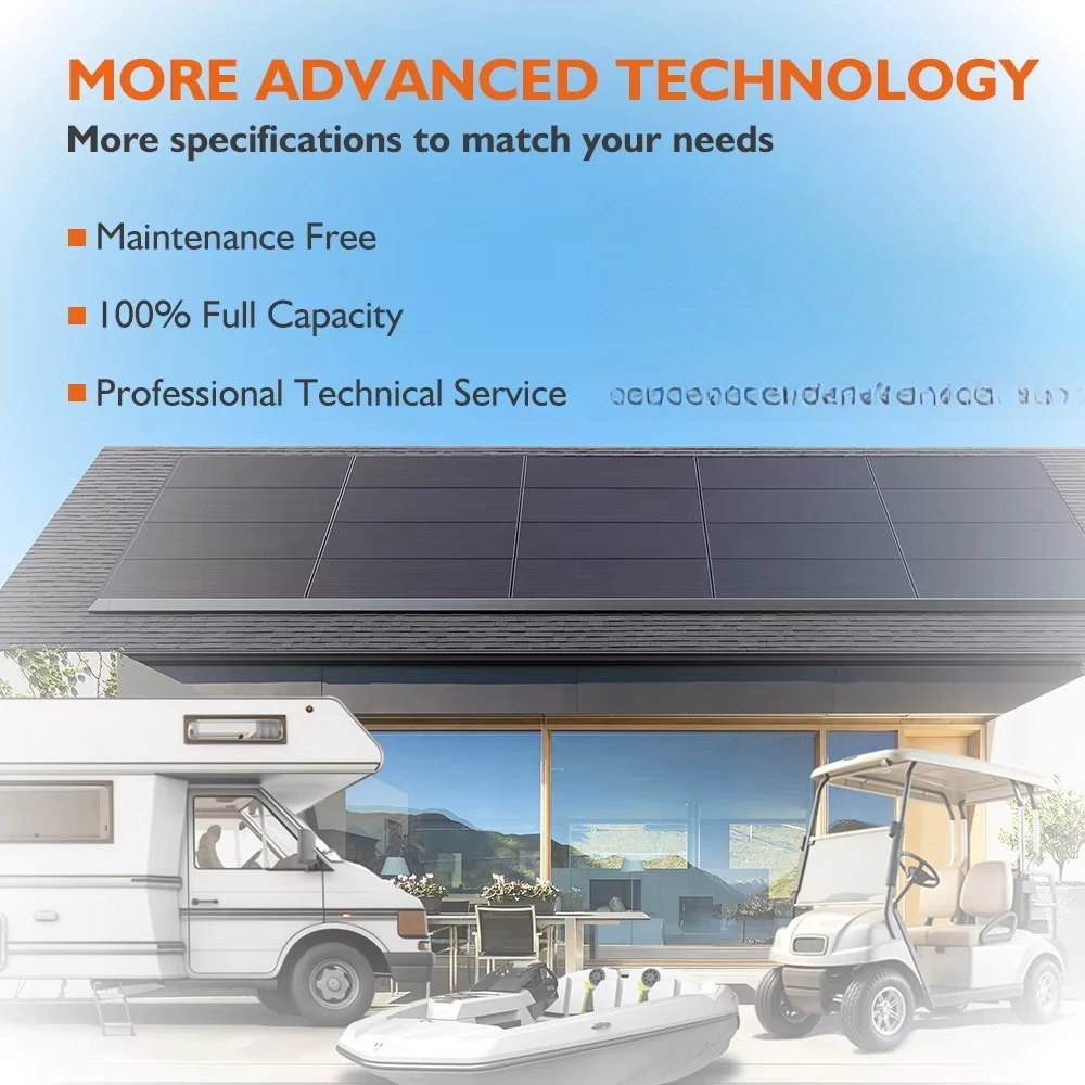 EU 100A 200A 300A BMS R10 12V 100Ah 150Ah 200Ah 300Ah 400Ah ABS Lithium Ion Battery Pack LiFePO4 Battery RV Boat Solar Energy