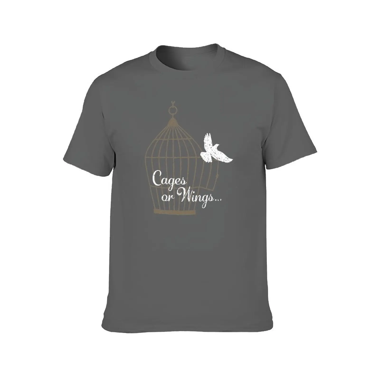 Cages or Wings... T-Shirt heavyweights quick drying shirts graphic tee t shirts for men