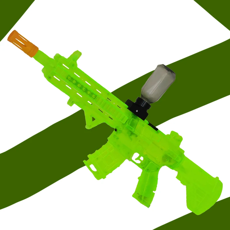 Pistolet jouet fluorescent, mode éclaté automatique, jouet extérieur essentiel, cadeau parfait pour Noël et Halloween