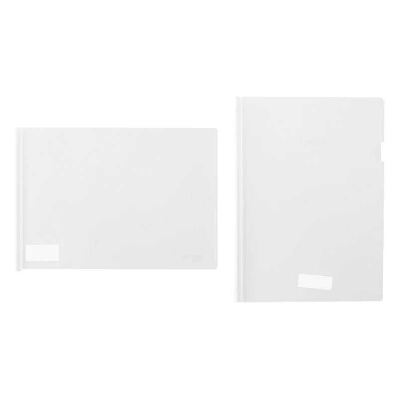 5 قطعة شفافة A4 مجلد ملفات مجموعة طوي الأفقي/الرأسي A4 مجلد ملفات