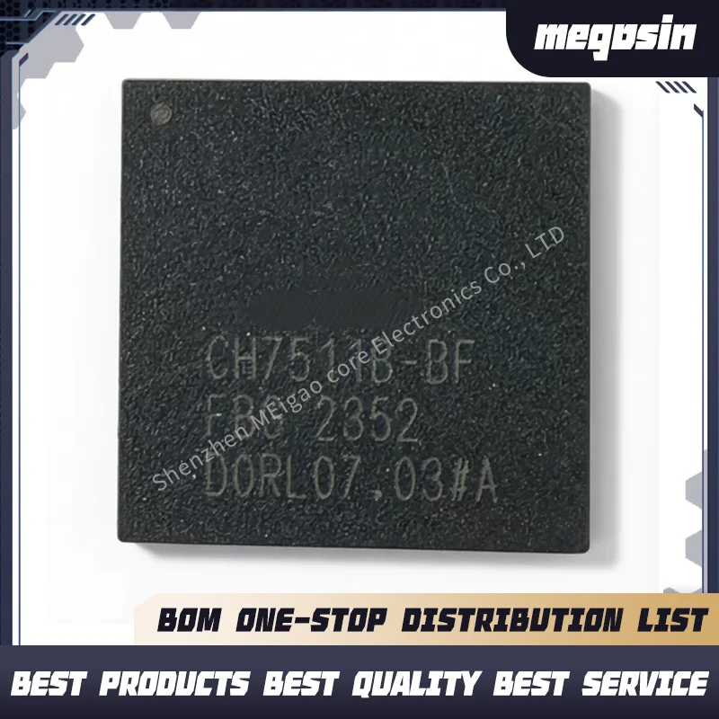 1PCS/LOT CH7511B-BF CH7511B QFN-68 Timing control chip