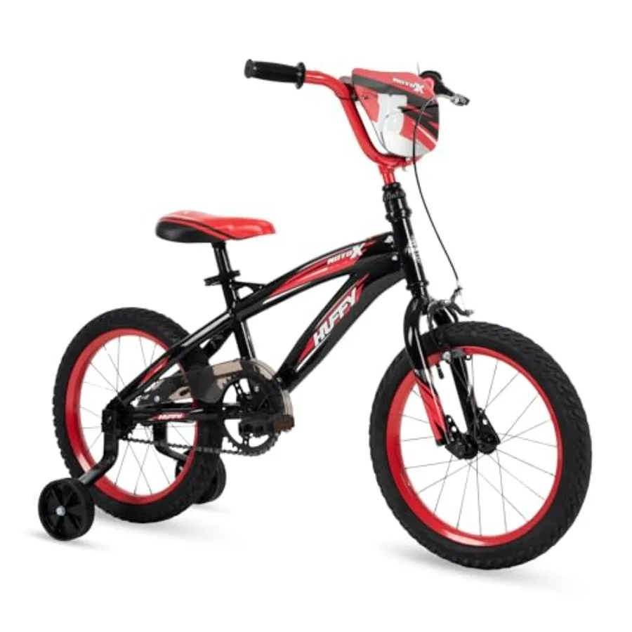 12/16 Inch Bikes Multiple Colors Available for Ages 3+ with EZ Build Assembly Removable Training Wheels Chain Guard Safety Fun