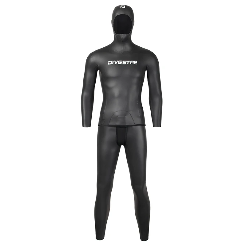 Divestar Hot Sale 3mm Smoothskin Neoprene Flexible Freediving Wetsuit High Quality Wetsuit Freediving