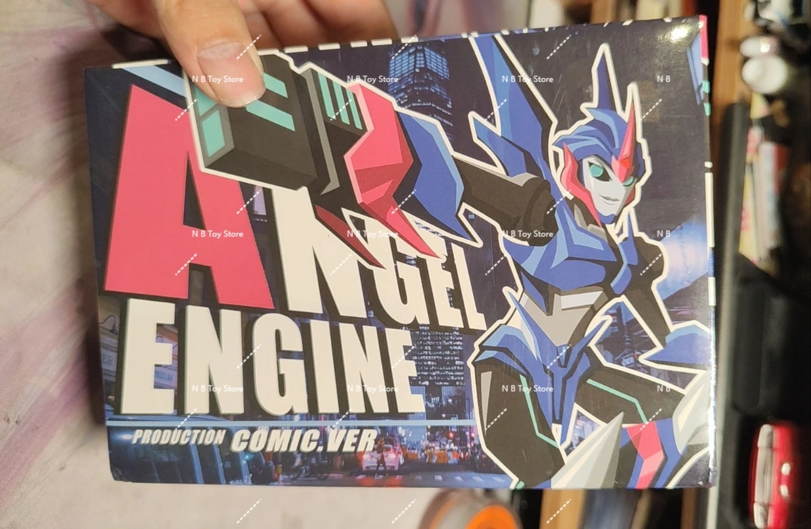 NUOVO APC Transformation APC-Toys Prima Edizione Femmina TFP Blu Comico Giapponese Ver Angel Engine Arcee Moto Action Figure