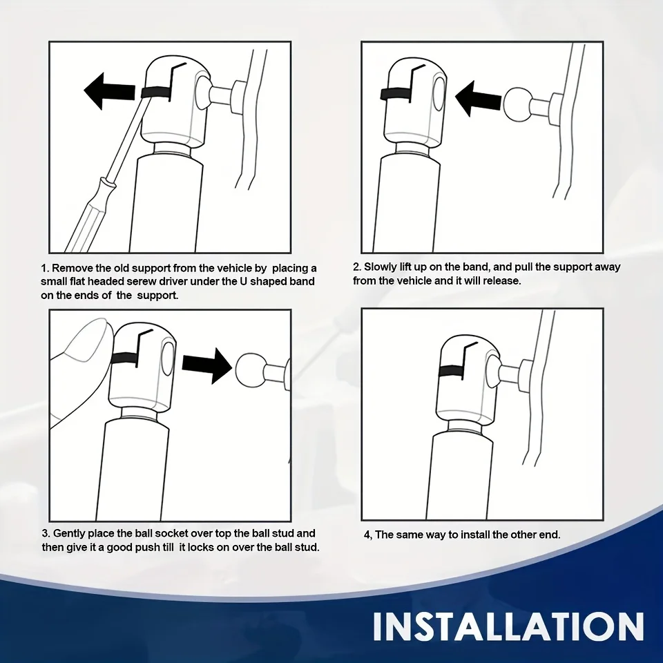 2 قطعة 817701J000 لشركة هيونداي i20 هاتشباك 2008-2015 التمهيد الخلفي الباب الخلفي الدعامات الغاز