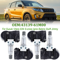 NEW For Suzuki Vitara SX4 S-cross Ignis Baleno Swift Jimmy 433MHz TPMS Car Tire Pressure Monitor Sensor 43139-61M00 43130-61M00