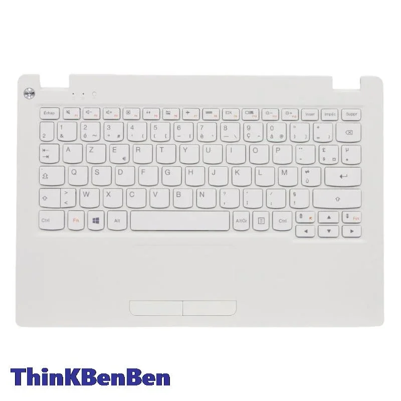 

Французская белая клавиатура с верхним корпусом и подставкой для рук для Lenovo Ideapad 100s 11 11IBY 5CB0K48369