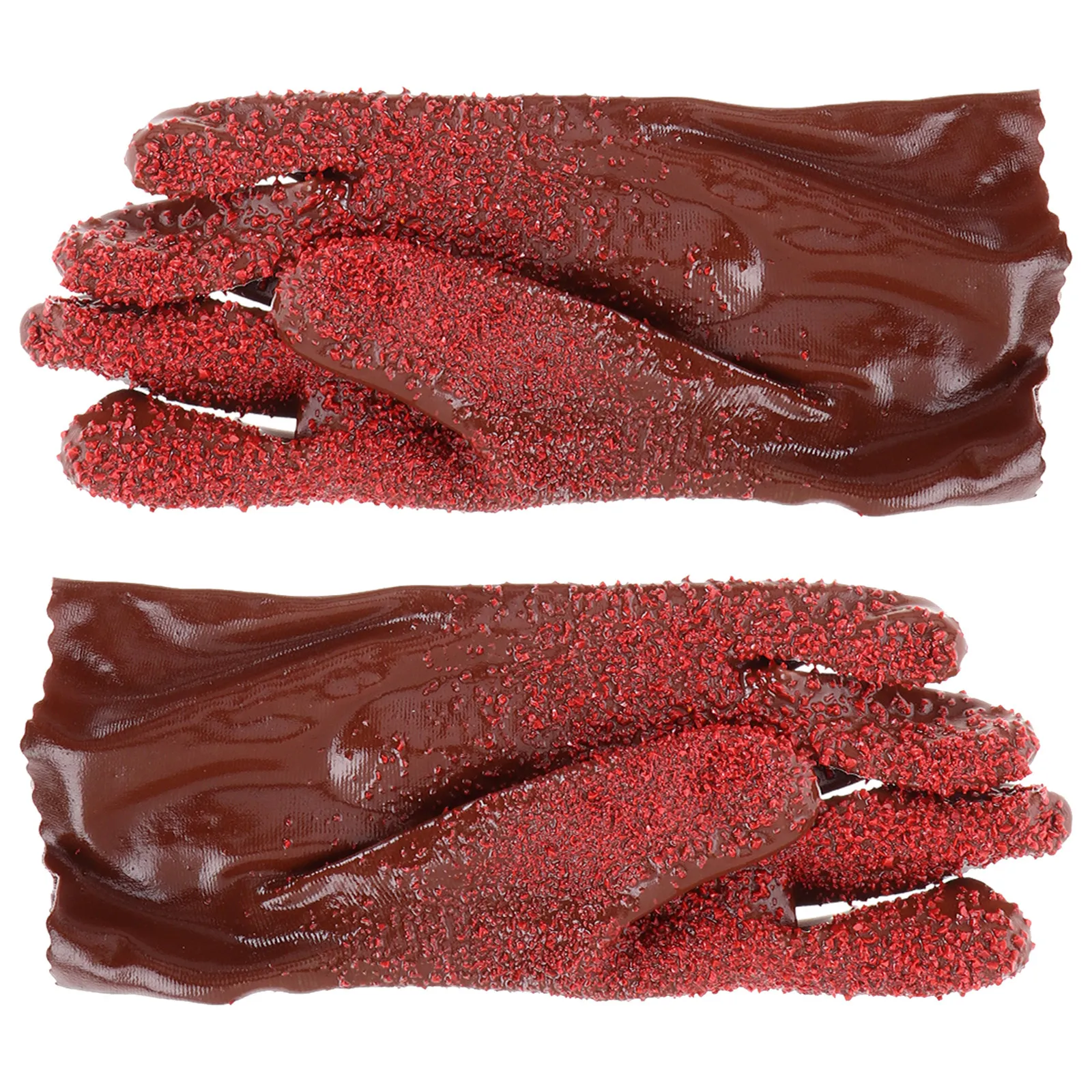 

1Pair Heavy Duty PVC Waterproof Gloves Non-Slip Abrasion Resistant for Dishwashing Drain Cleaning Hunting Gutting Deer Cleaning