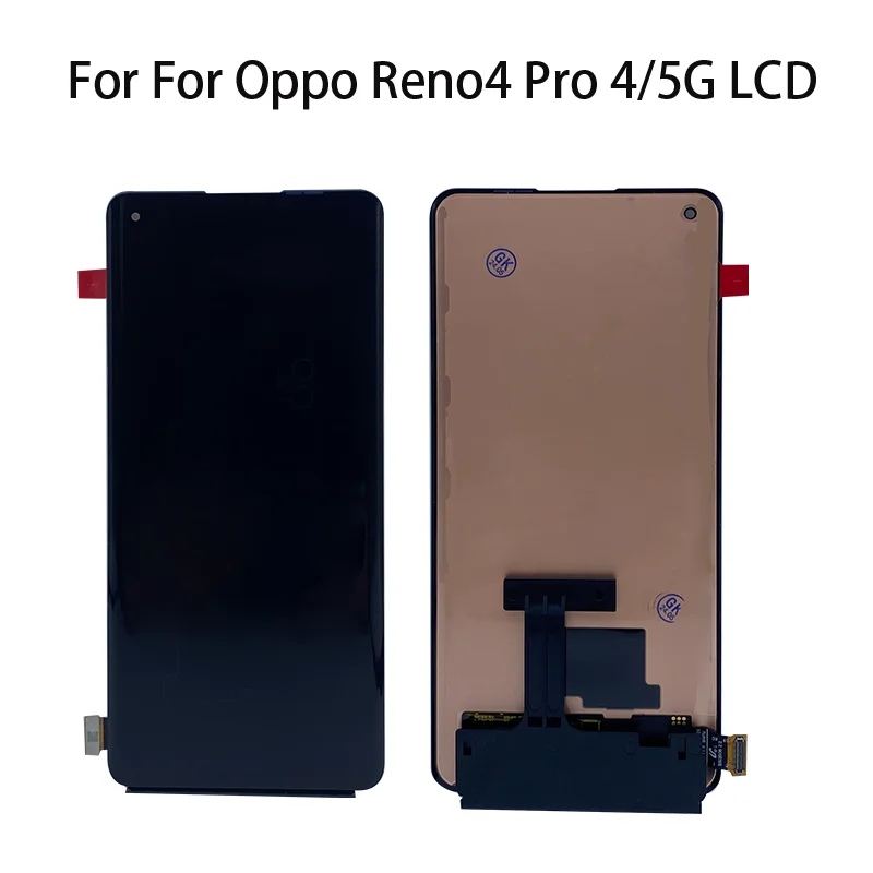 AMOLED For Oppo Reno4 Pro CPH2109 LCD Display Replacement For Reno 4Pro 5G PDNM00 CPH2089 LCD Touch Screen Digitizer Assembly