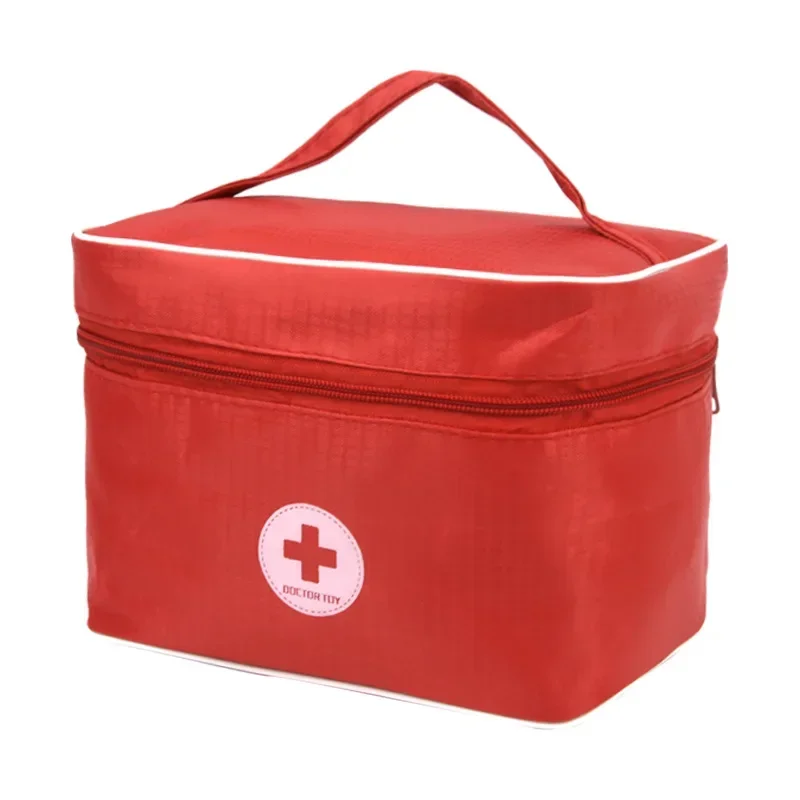 Giocattoli da dottore per bambini Set Kit da gioco di finzione in legno per bambini Giochi per ragazze Ragazzi Dentista medico rosso Scatola per medicinali Borse di stoffa Regali