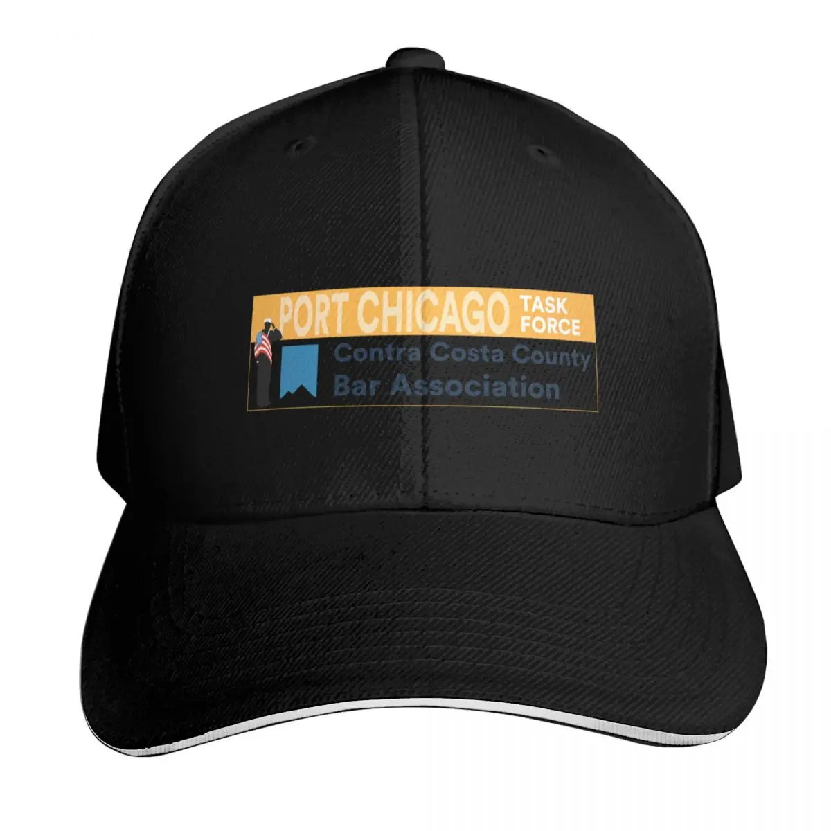 CCCBA Port Chicago Task Force - Transparency Logo Baseball Cap Gift for Him Her Casual Daily Wear Quick Dry Performance