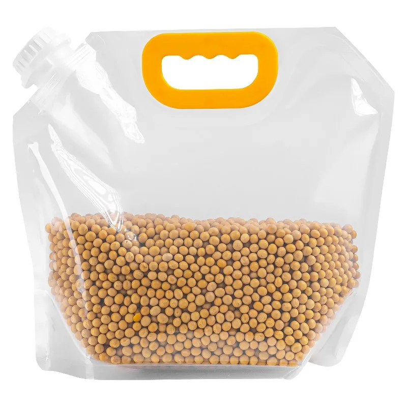 Grains Sealed Bag Cereal Containers Moisture-Proof And Insect-Proof Transparent Food Grade Storage Bag Kitchen Organizer