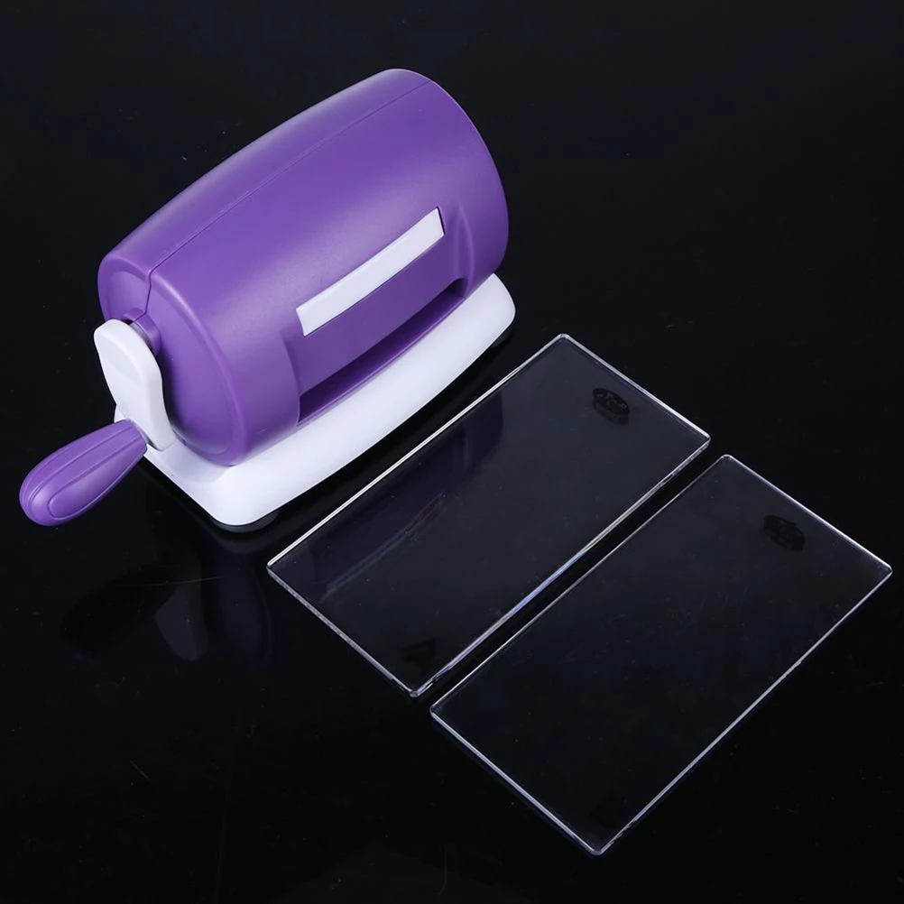 

1pc DIY Dies Cutting Embossing Machine Scrapbooking Dies Paper Die-Cut Machine Home Embossing Dies Tool (Purple)