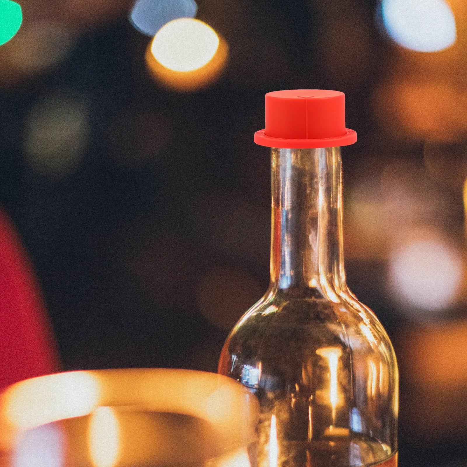 Tapón de Botella Inflable Hermético Reutilizable para Bebidas Carbonatadas, Cerveza, Vino, Cava, Tapón de Sellado con Bomba, Cubierta Decorativa