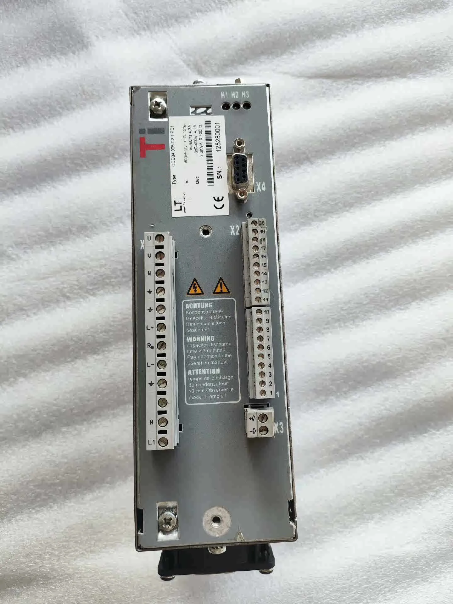 

CDD34.005.C2.1.PC1 Servo Drive for LUST CDD34.005.C2.1.PC1