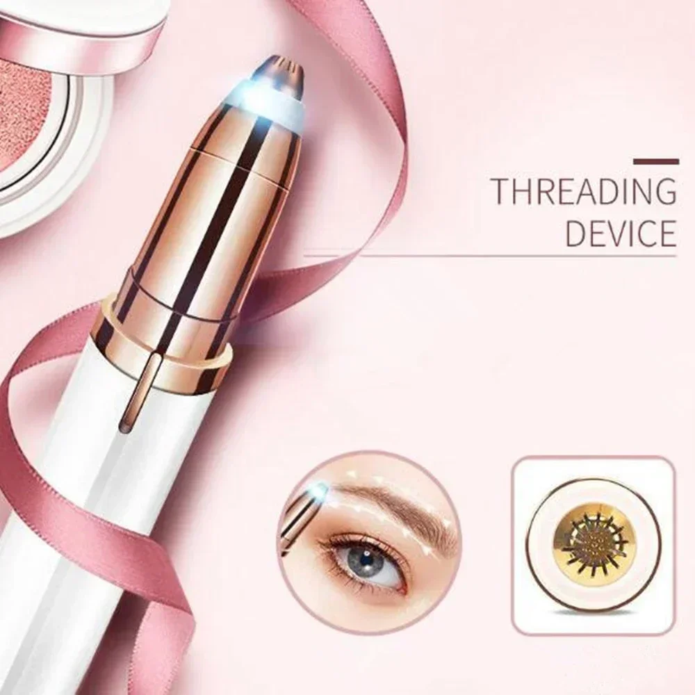 Tondeuse à sourcils électrique portable pour femmes, épilateur facial, outils de maquillage de beauté