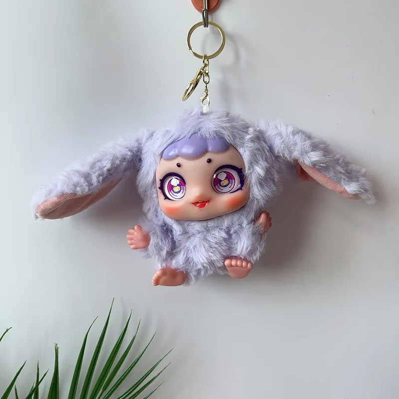 سلسلة الأرز الدبق القطيفة الشكل صندوق أعمى الإبداعية لطيف دمية المد اللعب هدية حقيبة سلسلة المفاتيح قلادة