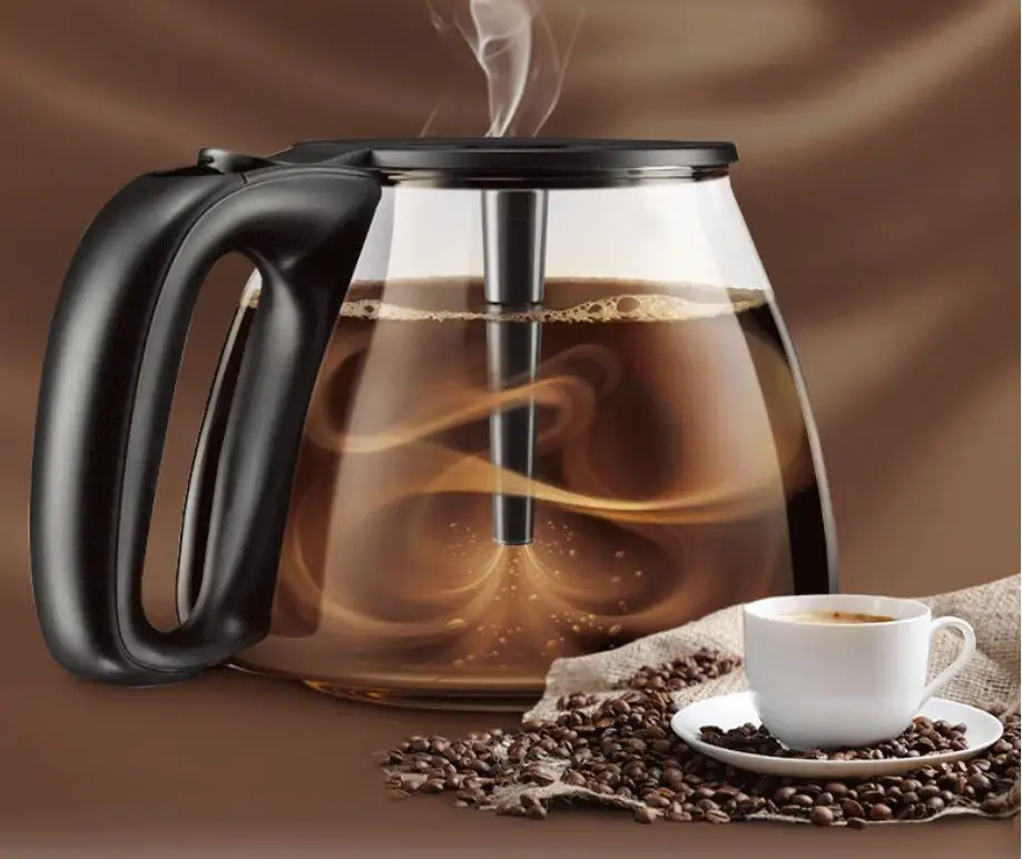 coffee maker part household glass drip Coffee machine accessories 1.2L hand hold cafe pot coffee glass tea pot coffee pot HD7447