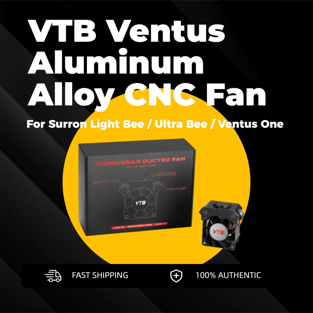 

Вентилятор с ЧПУ из алюминиевого сплава VTB Ventus, легкий и компактный для Surron Light Bee, Ultra Bee, Ventus One