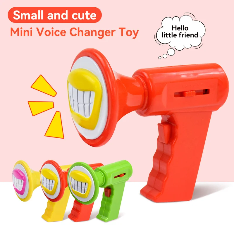 Voice Changer Small Speaker Holding Funny Shouter Creative Microphone Big Mouth Novelty Toy