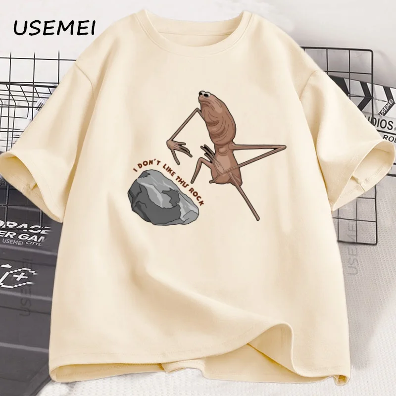 Camiseta Marcus The Worm para hombres y mujeres, diseño de ropa Y2k, Camiseta de algodón estampada de manga corta con cuello redondo, ropa de calle Y2k