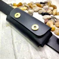 Funda de cuchillo plegable Horizontal, paquete de cinturón, bolsa de cintura, funda de cuchillo del ejército, cuero genuino, MT-JD2 personalizado