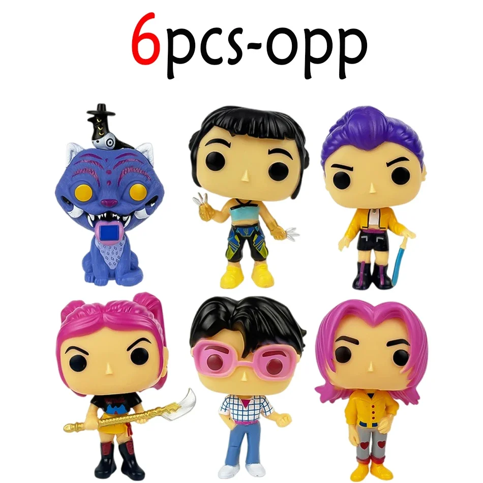 

1-6 шт. K-pops Devil Hunters фигурка ПВХ модель аниме фигурка коллекция статуя украшение стола кукла детские игрушки подарки на Хэллоуин